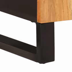 vidaXL Sideboard Storage Cabinet with 4 Doors Cupboard Solid Wood Reclaimed - brown - Additional view 6