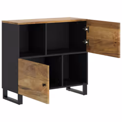 vidaXL Sideboard Side Cabinet with 2 Doors Cupboard Highboard Solid Wood Mango - Additional view 4