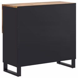 vidaXL Sideboard Side Cabinet with 2 Doors Cupboard Highboard Solid Wood Mango - Additional view 5