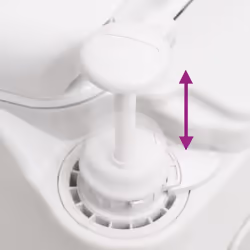 vidaXL Integrated Camping Toilet Outdoor Portable Toilet White HDPE and Steel - plastic - Additional view 5
