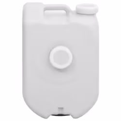 vidaXL Portable Water Tank with Adapter Outdoor Waste Water Storage 24 L Grey - Additional view 4