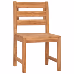 vidaXL Solid Wood Teak Garden Dining Set 3/5 Piece 110x110x77 cm/80x80x77 cm - 80 x 80 x 77 cm/ 5 piece - Additional view 4