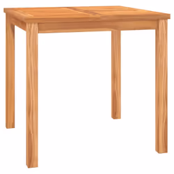 vidaXL Solid Wood Teak Garden Dining Set 3/5 Piece 110x110x77 cm/80x80x77 cm - 80 x 80 x 77 cm/ 5 piece - Additional view 6