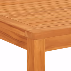 vidaXL Solid Wood Teak Garden Dining Set 3/5 Piece 110x110x77 cm/80x80x77 cm - 80 x 80 x 77 cm/ 5 piece - Additional view 7