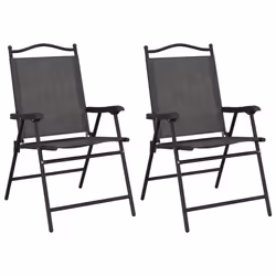 VidaXL 3157287, Terrace, Padded seat, Steel, Textile, Grey, 110 kg, 610 mm