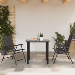 VidaXL 3157287 outdoor chair Terrace Padded seat Steel, Textile Grey
