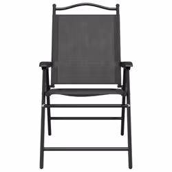 VidaXL 3157287 outdoor chair Terrace Padded seat Steel, Textile Grey - Additional view 5