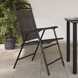 VidaXL 3157293 outdoor chair Terrace Padded seat Steel, Textile Grey