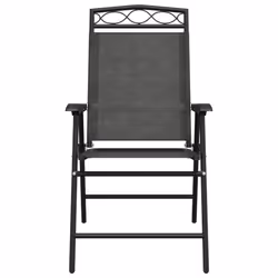 VidaXL 3157293 outdoor chair Terrace Padded seat Steel, Textile Grey - Additional view 5