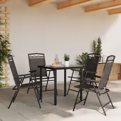 VidaXL 3157294 outdoor chair Terrace Padded seat Steel, Textile Grey