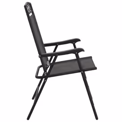 VidaXL 3157294 outdoor chair Terrace Padded seat Steel, Textile Grey - Additional view 6