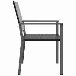 VidaXL 364098 outdoor chair Terrace Polyrattan, Steel Black - Additional view 5
