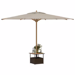 VidaXL 364118 outdoor table Brown - Additional view 4