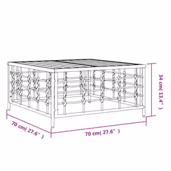 VidaXL 364133 outdoor bench Rattan, Steel - Additional view 5