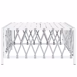 VidaXL 364141 outdoor bench Fabric, Steel - Additional view 4