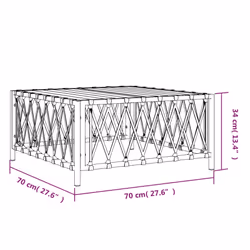 VidaXL 364141 outdoor bench Fabric, Steel - Additional view 5