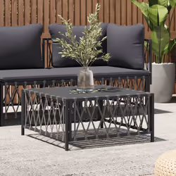 VidaXL 364145 outdoor bench Fabric, Steel