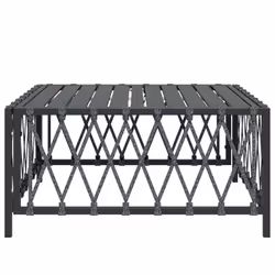 VidaXL 364145 outdoor bench Fabric, Steel - Additional view 4