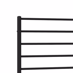 vidaXL Metal Bed Frame with Headboard Bed Base Mattress Foundation Bedstead - black, 90 x 190 cm/with headboard & footboard - Additional view 9