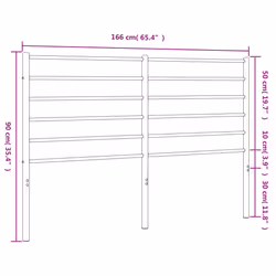 VidaXL 352354 headboard/footboard Black - Additional view 7