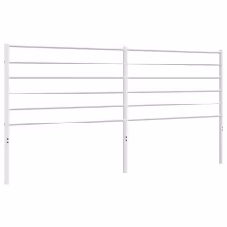 VidaXL 352405, White, Steel, 193 cm, 1980 mm, 90 cm, 30 mm
