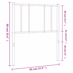 VidaXL 352508 headboard/footboard Black - Additional view 7
