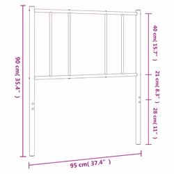 VidaXL 352509 headboard/footboard Black - Additional view 7