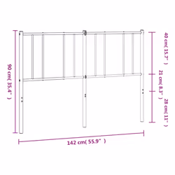 VidaXL 352512 headboard/footboard Black - Additional view 7