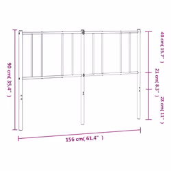 VidaXL 352514 headboard/footboard Black - Additional view 7