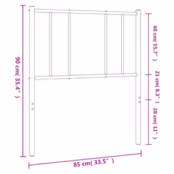VidaXL 352560 headboard/footboard White - Additional view 7