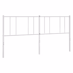VidaXL 352565, White, Steel, 180 cm, 1870 mm, 90 cm, 30 mm