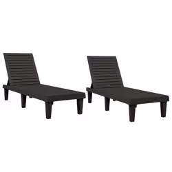 VidaXL 364148, Lounge, Polypropylene (PP), Black, 150 kg