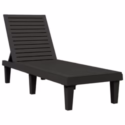 VidaXL 364148 outdoor chair Lounge Polypropylene (PP) Black - Additional view 4