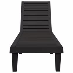 VidaXL 364148 outdoor chair Lounge Polypropylene (PP) Black - Additional view 5