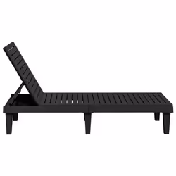VidaXL 364148 outdoor chair Lounge Polypropylene (PP) Black - Additional view 6
