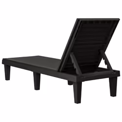 VidaXL 364148 outdoor chair Lounge Polypropylene (PP) Black - Additional view 7