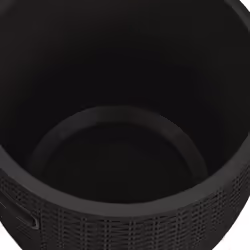 vidaXL 4-in-1 Garden Storage Box Storage Case Garden Bin Black Polypropylene - Additional view 7