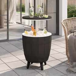 VidaXL 364159 outdoor table Black