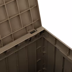 vidaXL Garden Storage Box Patio Blanket Box Outdoor Tool Chest Polypropylene - brown - Additional view 7