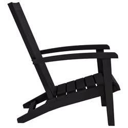 VidaXL 364165 outdoor chair Terrace Padded seat Polypropylene (PP) Black - Additional view 4