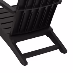 VidaXL 364165 outdoor chair Terrace Padded seat Polypropylene (PP) Black - Additional view 7