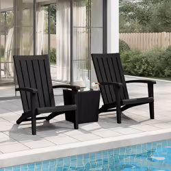 VidaXL 364167 outdoor chair Terrace Polypropylene (PP) Black