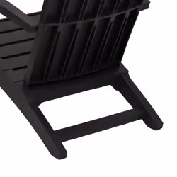 VidaXL 364167 outdoor chair Terrace Polypropylene (PP) Black - Additional view 8