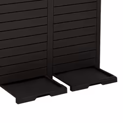 vidaXL Outdoor Garbage Bin Patio Trash Can Trash Bin Garbage Can Polypropylene - black - Additional view 7