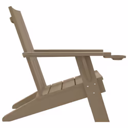 VidaXL 364175 outdoor chair Terrace Padded seat Polypropylene (PP) Brown - Additional view 4