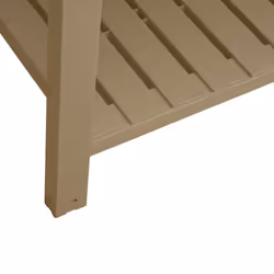 vidaXL Garden Raised Bed Outdoor Planter Pot Patio Flower Bed Polypropylene - light brown - Additional view 5