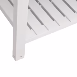 vidaXL Garden Raised Bed Outdoor Planter Pot Patio Flower Bed Polypropylene - white - Additional view 5