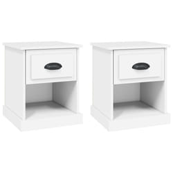 VidaXL 816129 nightstand/bedside table White