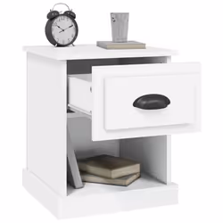 VidaXL 816129 nightstand/bedside table White - Additional view 6