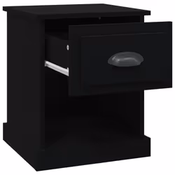 VidaXL 816130 nightstand/bedside table Black - Additional view 6